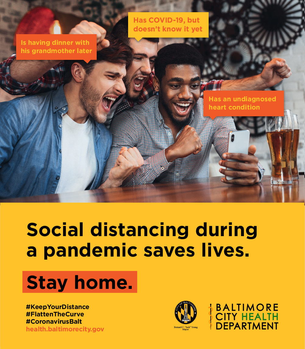 Social distancing during a pandemic saves lives. 